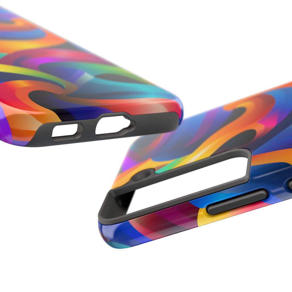 Colorful Waves Phone Case