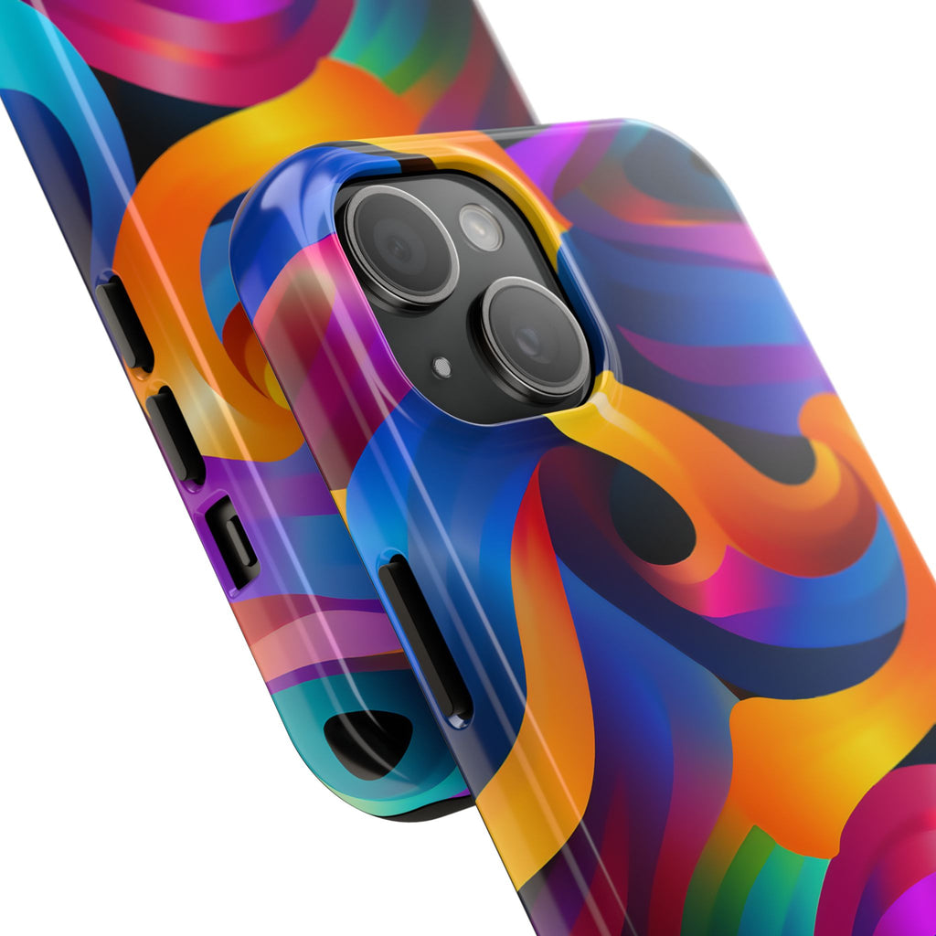 Colorful Waves Phone Case