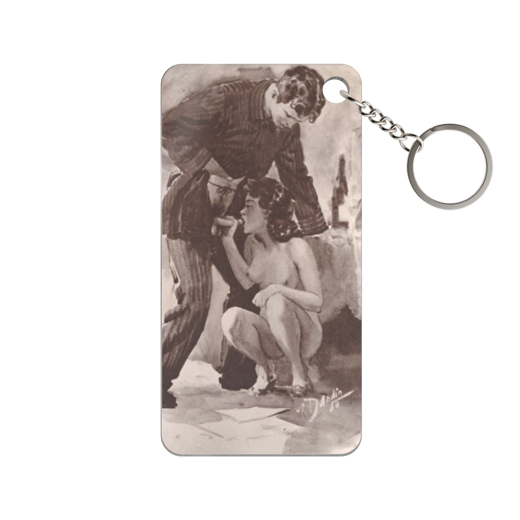 Single-Sided Printed Keychain Charm