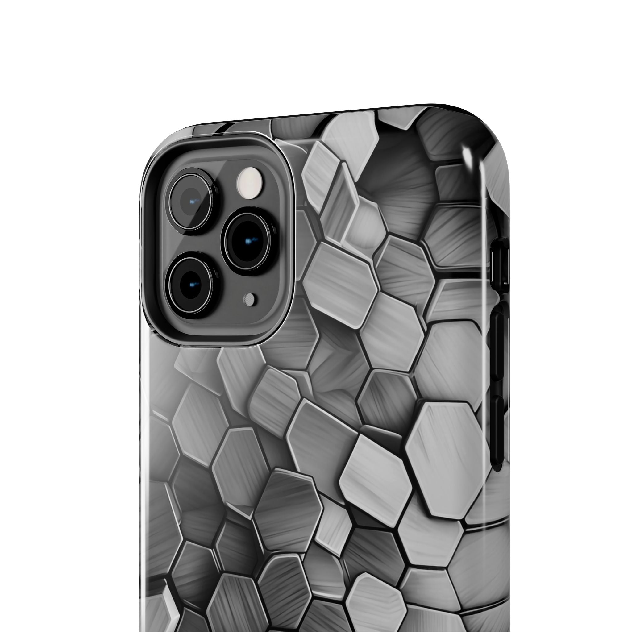 Hexagon BW Phone Case