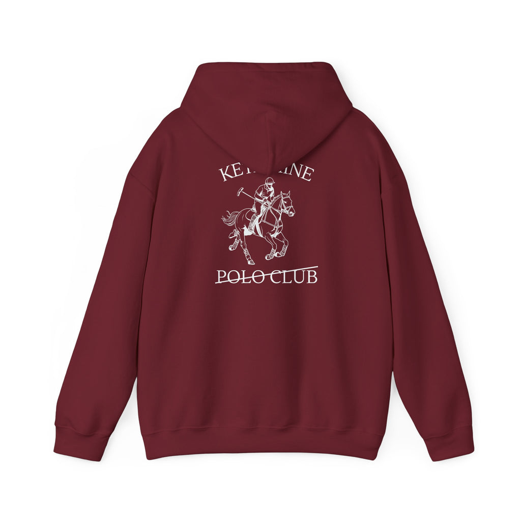 Ketamine Polo Club Hoodie | Dark Skull Rider Graphic