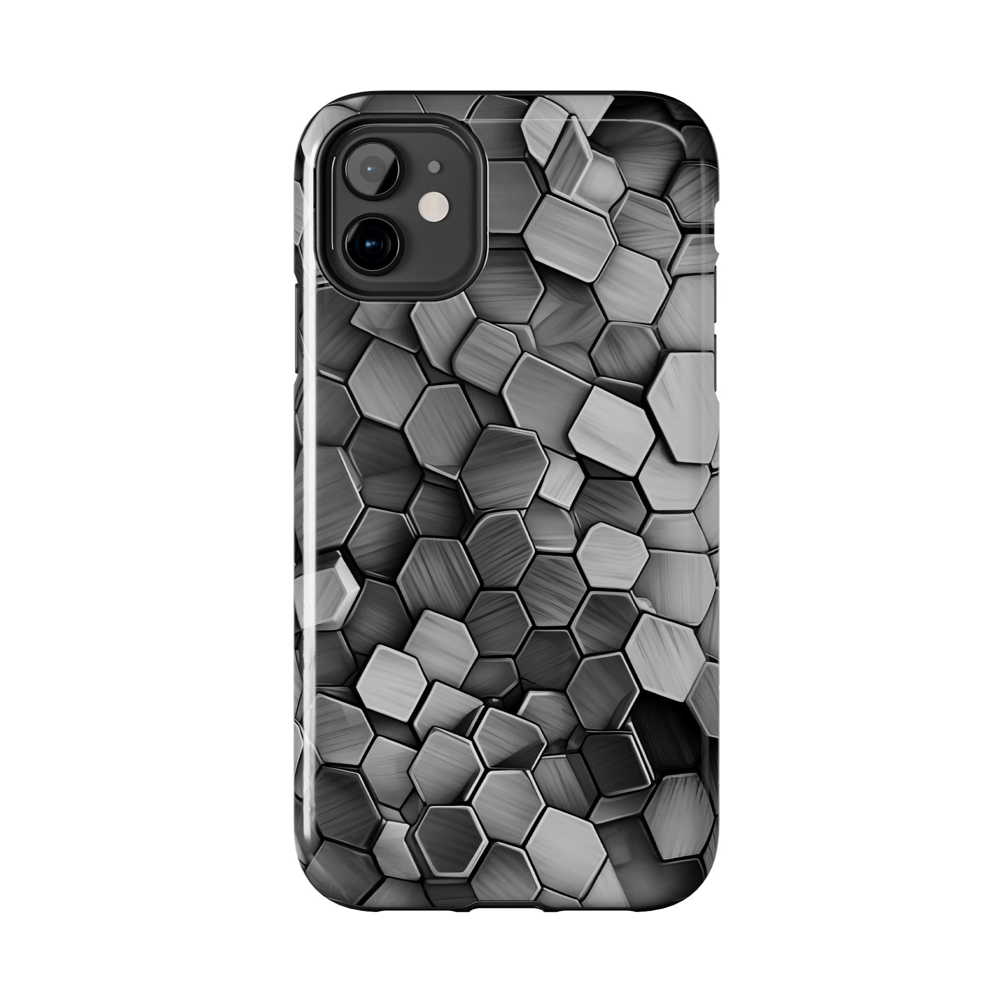 Hexagon BW Phone Case