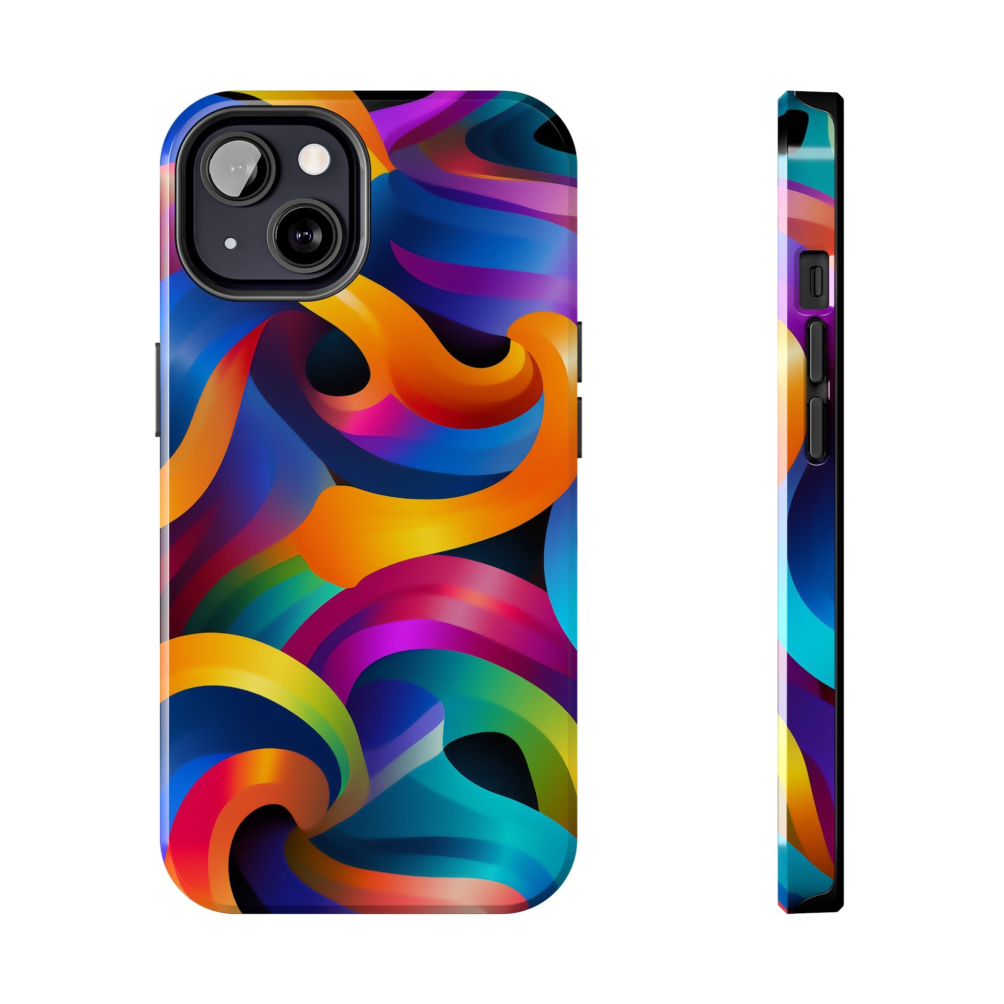 Colorful Waves Phone Case
