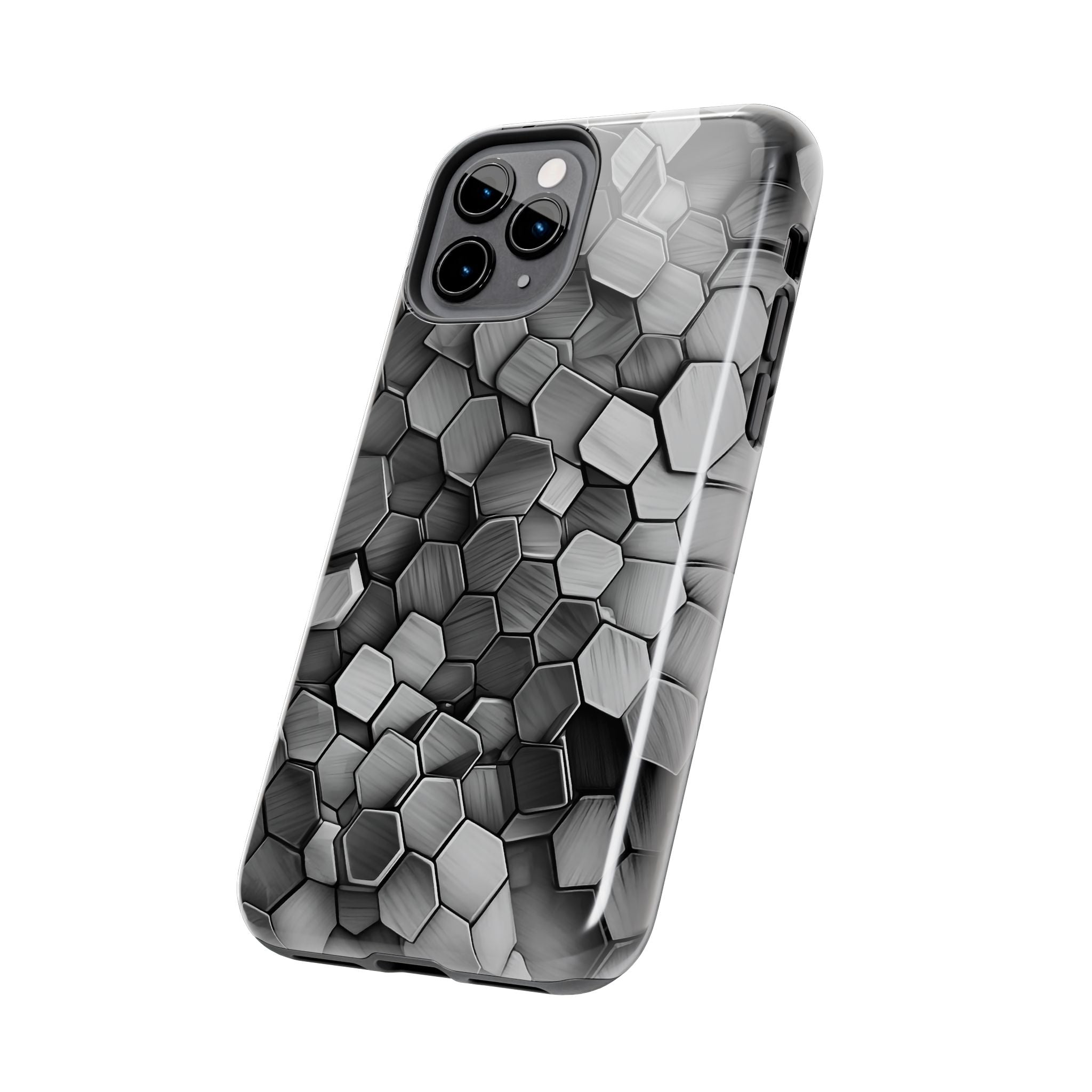 Hexagon BW Phone Case