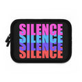 Silence Black Laptop Sleeve