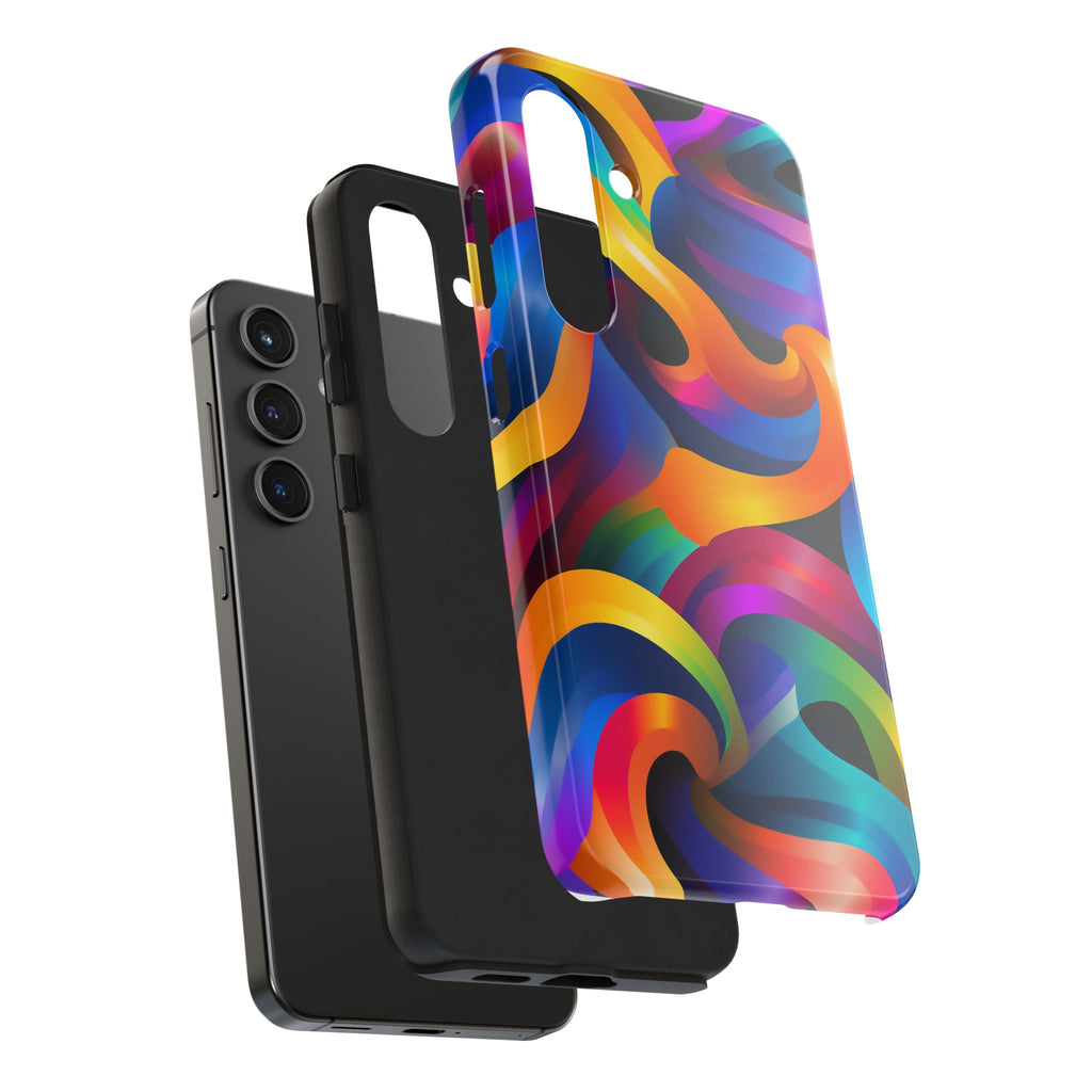 Colorful Waves Phone Case