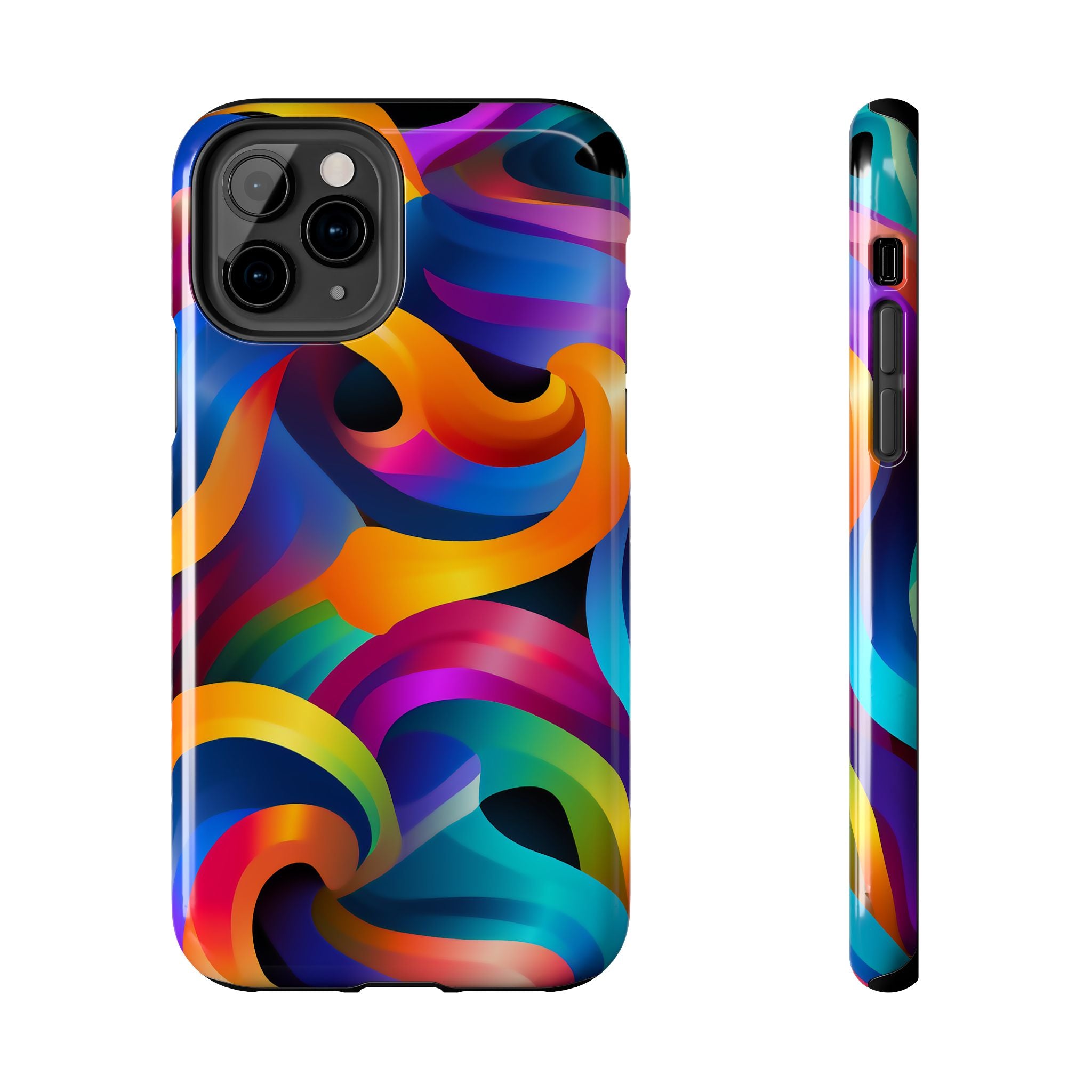 Colorful Waves Phone Case