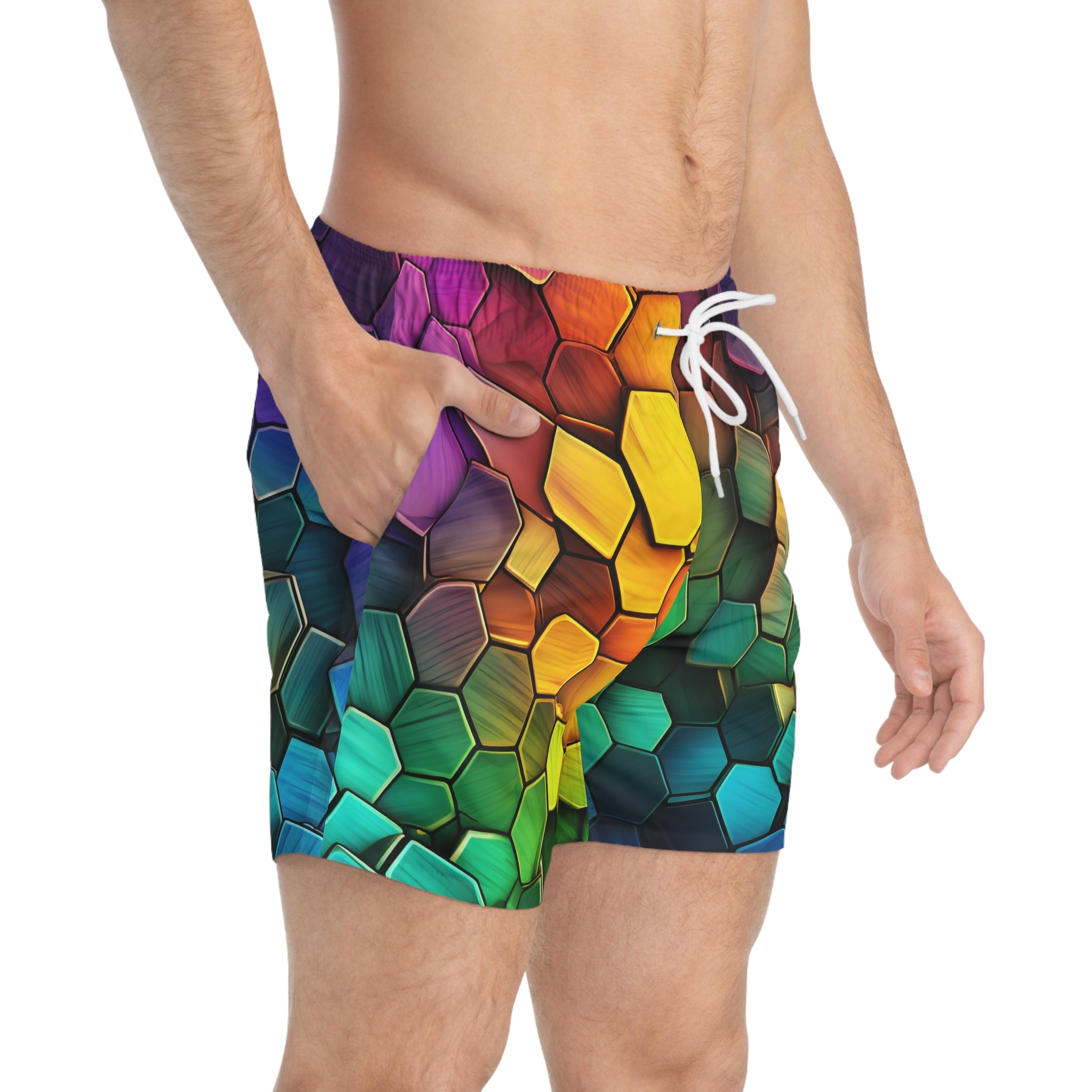 Hexagon Swim Trunk