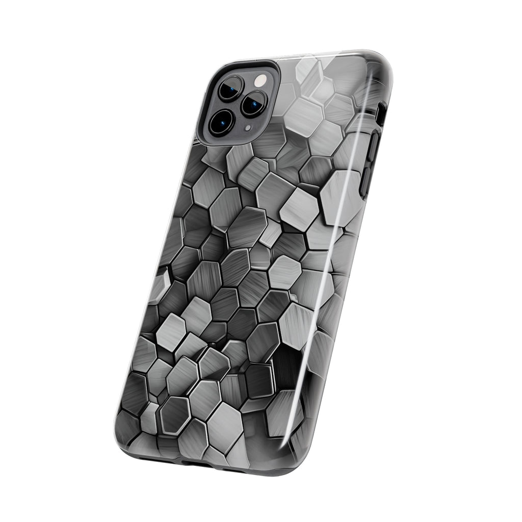 Hexagon BW Phone Case