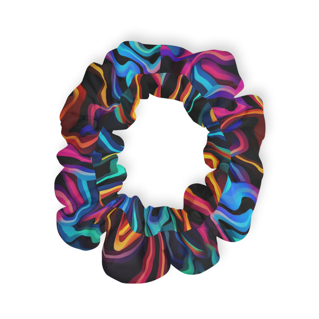 Psychedelic Labyrinth Scruchie