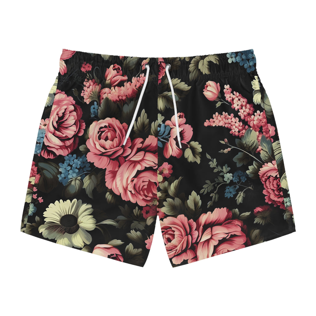 Medival Flowers Swim Trunk