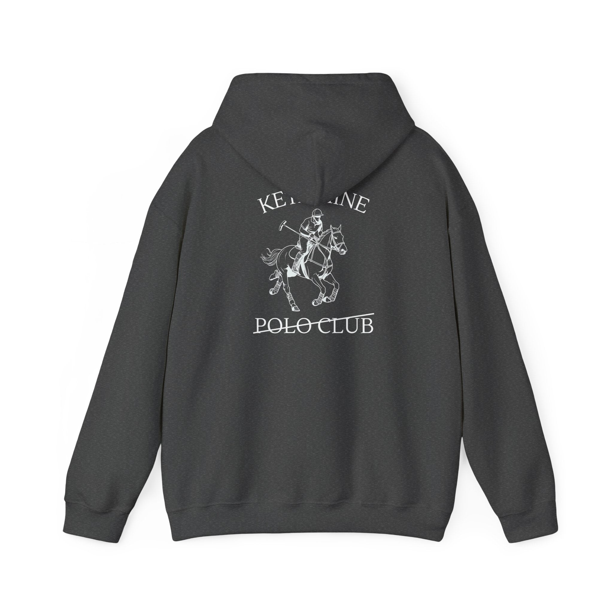 Ketamine Polo Club Hoodie | Dark Skull Rider Graphic