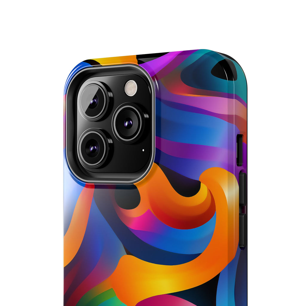 Colorful Waves Phone Case