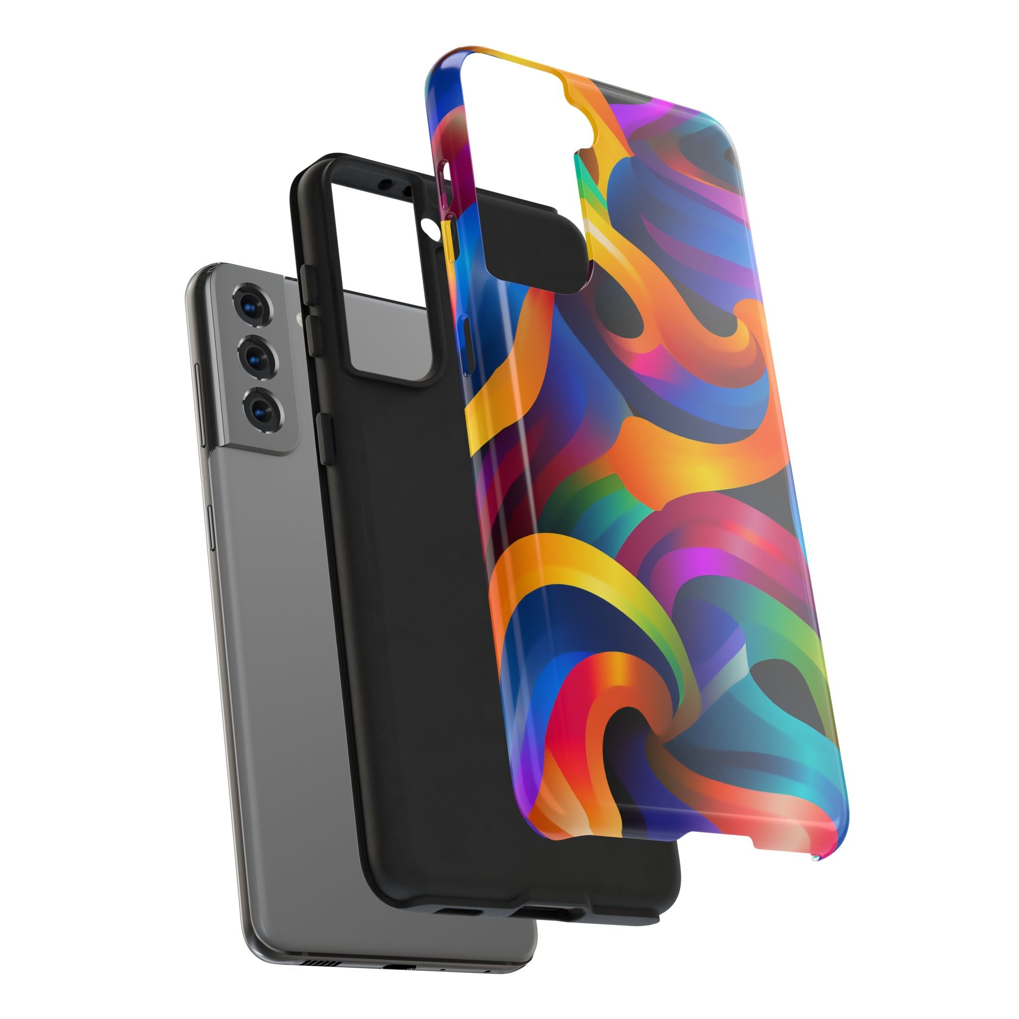 Colorful Waves Phone Case