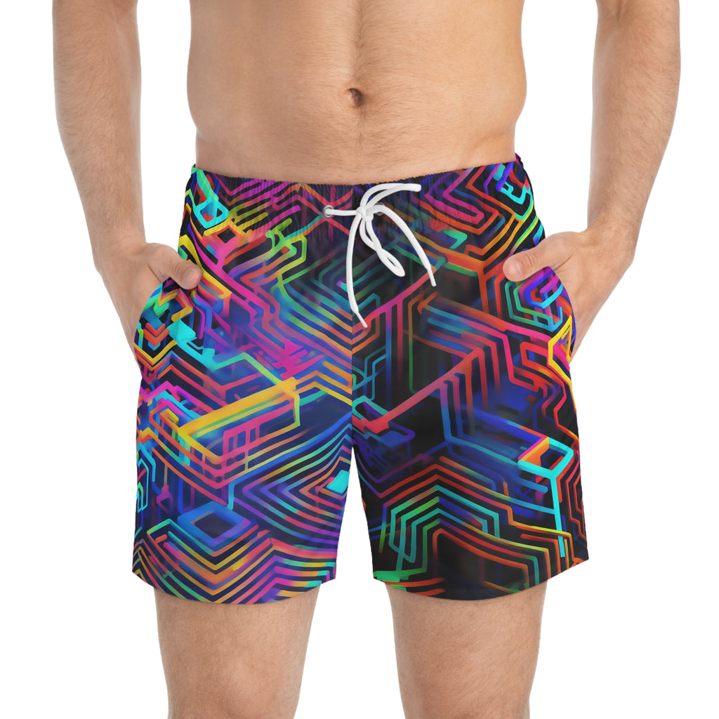 Pssy Glitch Swim Trunk