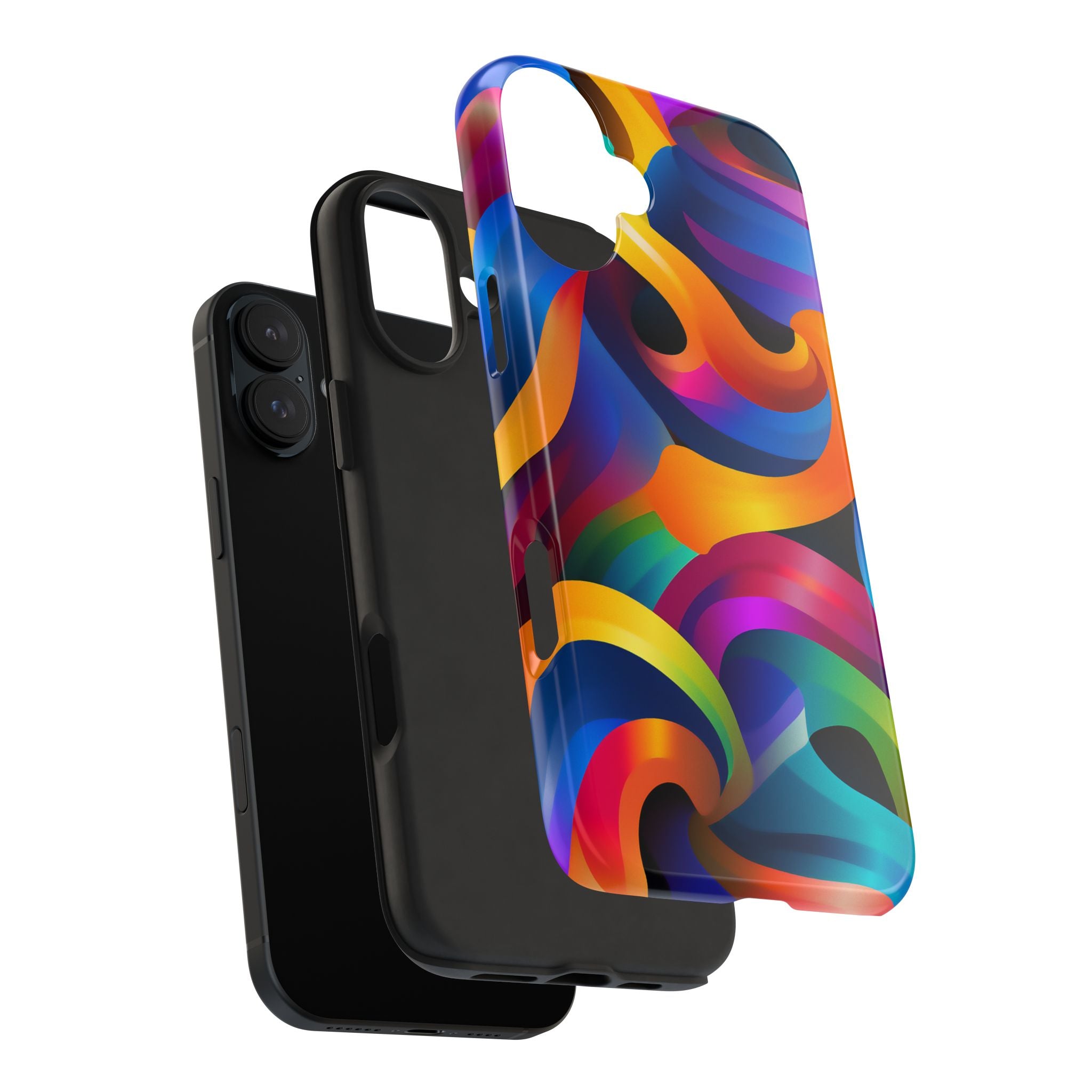Colorful Waves Phone Case