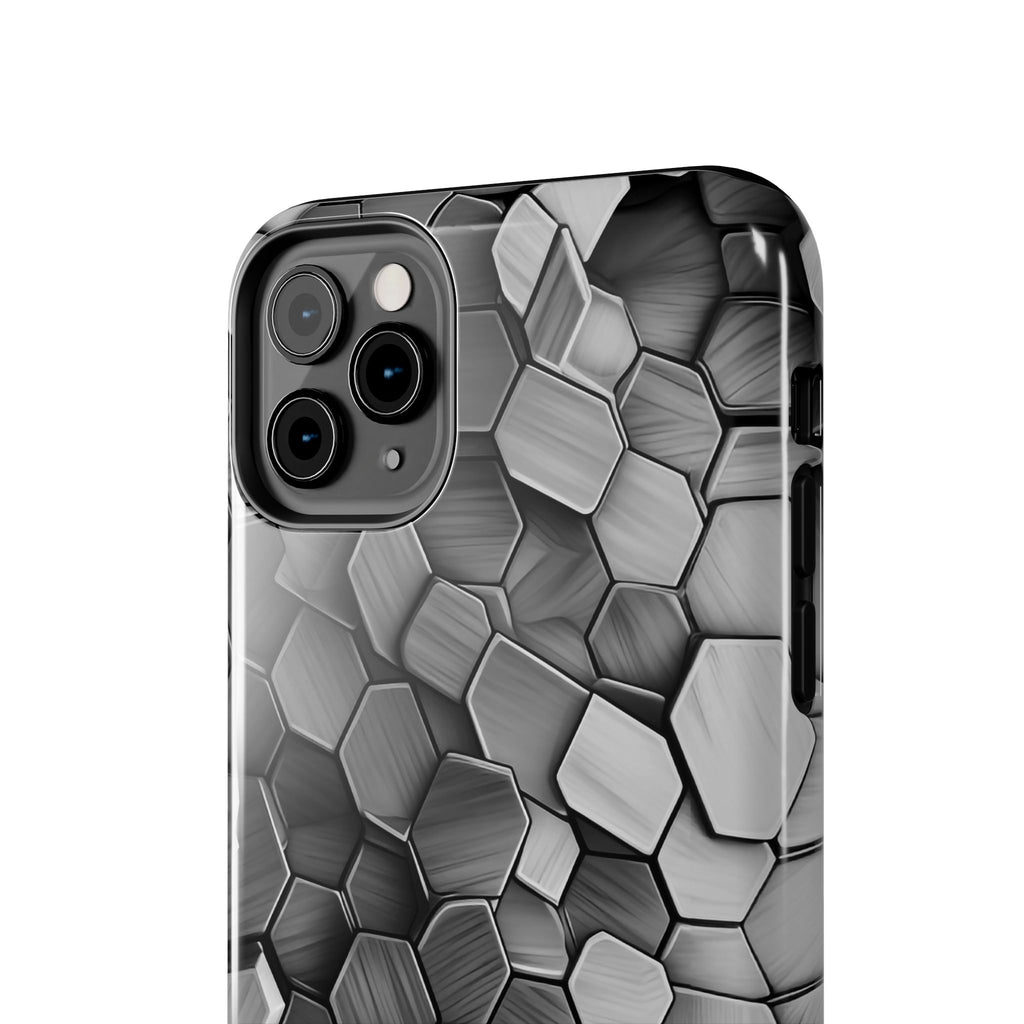 Hexagon BW Phone Case