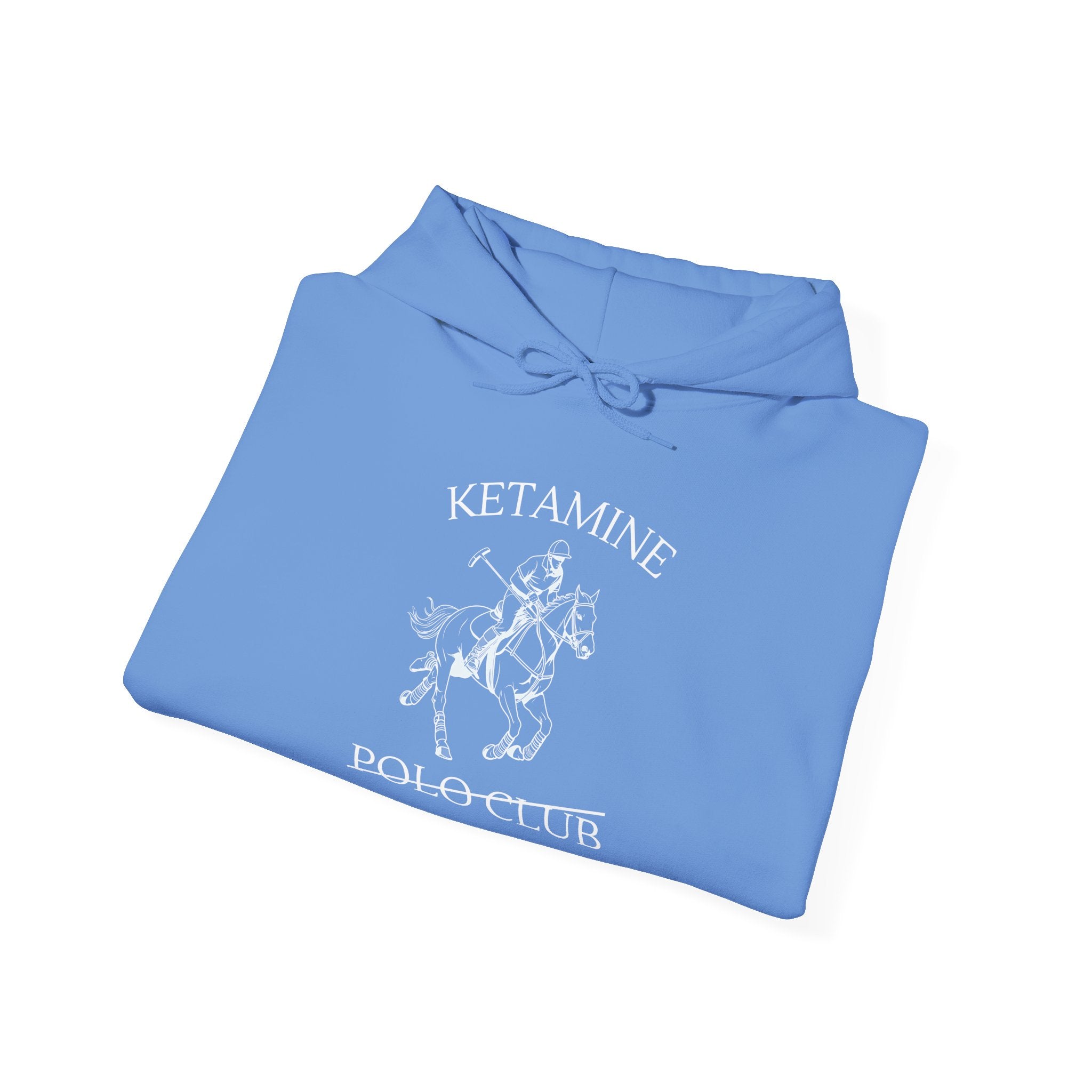 Ketamine Polo Club Hoodie | Dark Skull Rider Graphic