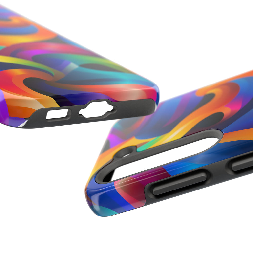 Colorful Waves Phone Case