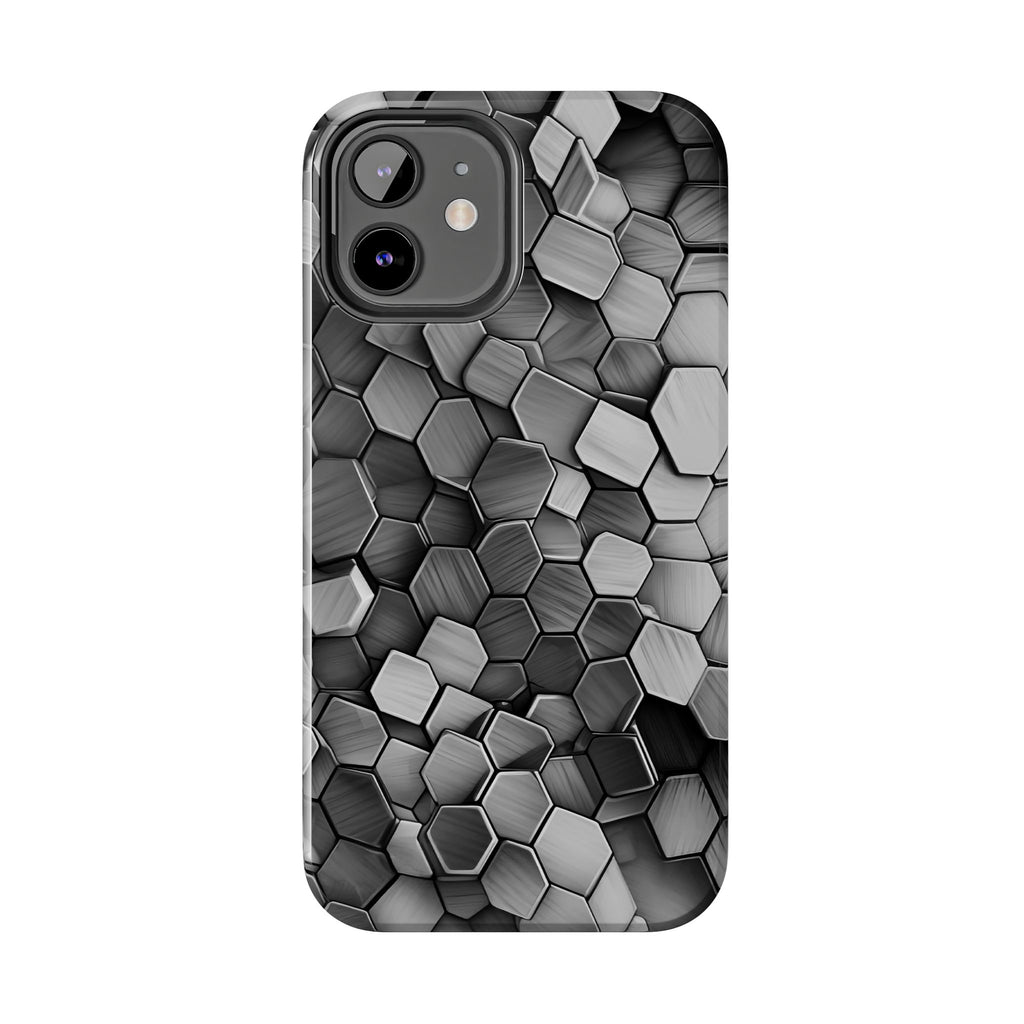 Hexagon BW Phone Case