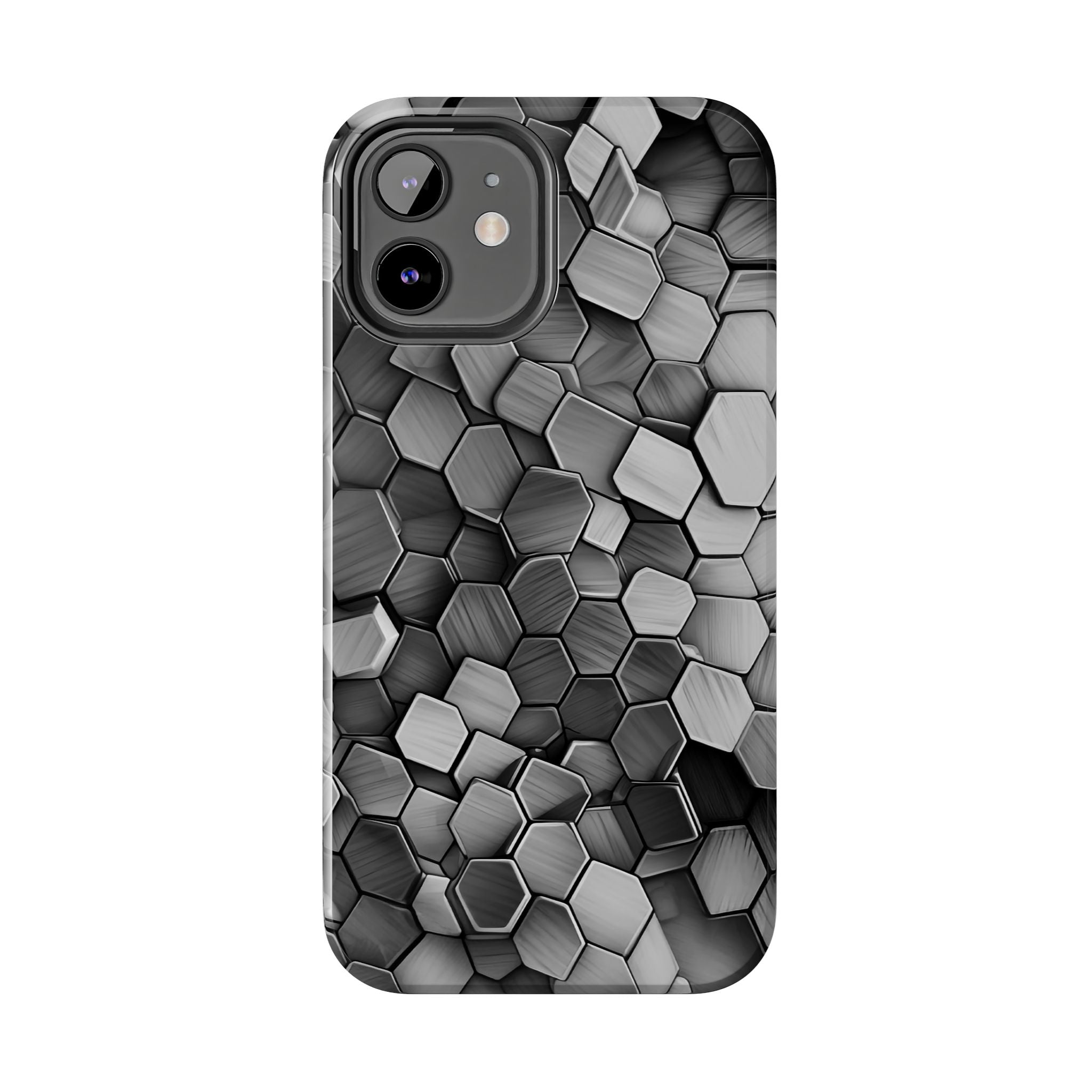 Hexagon BW Phone Case