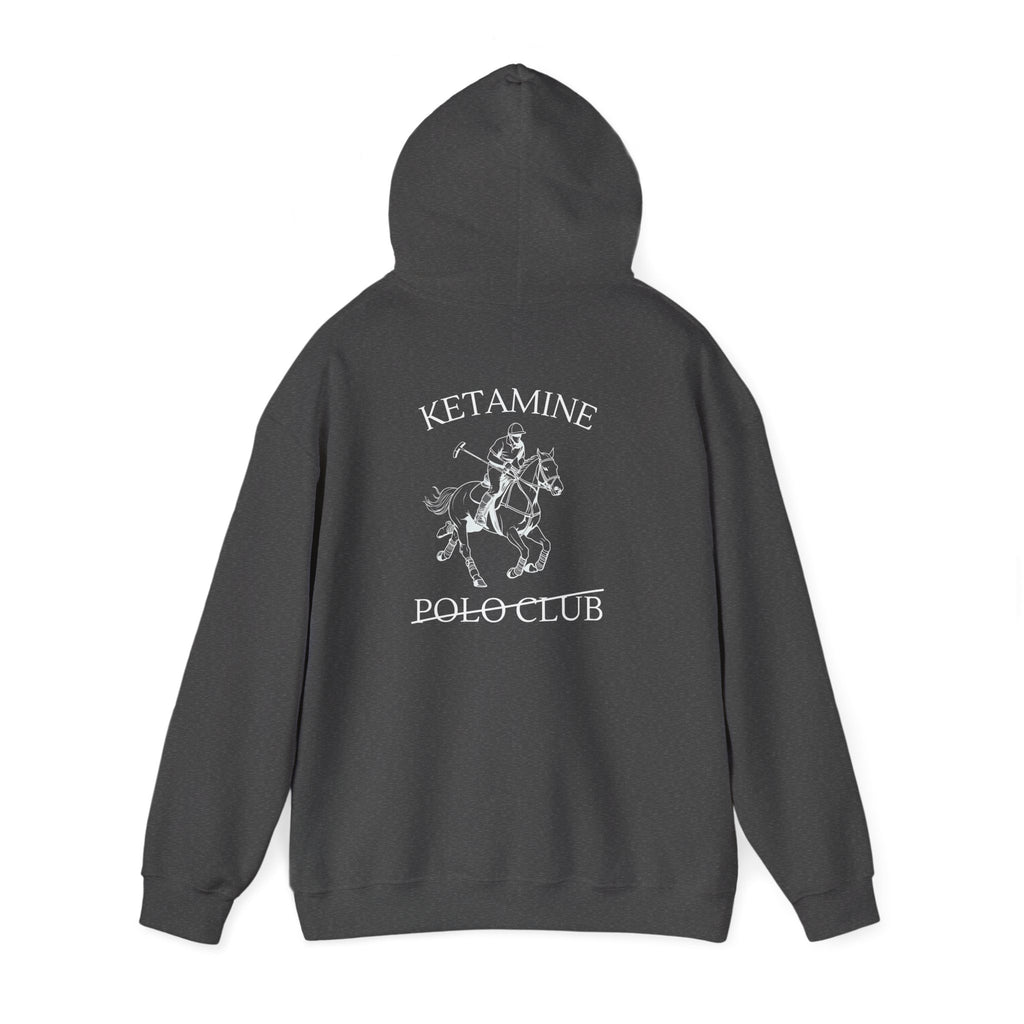 Ketamine Polo Club Hoodie | Dark Skull Rider Graphic