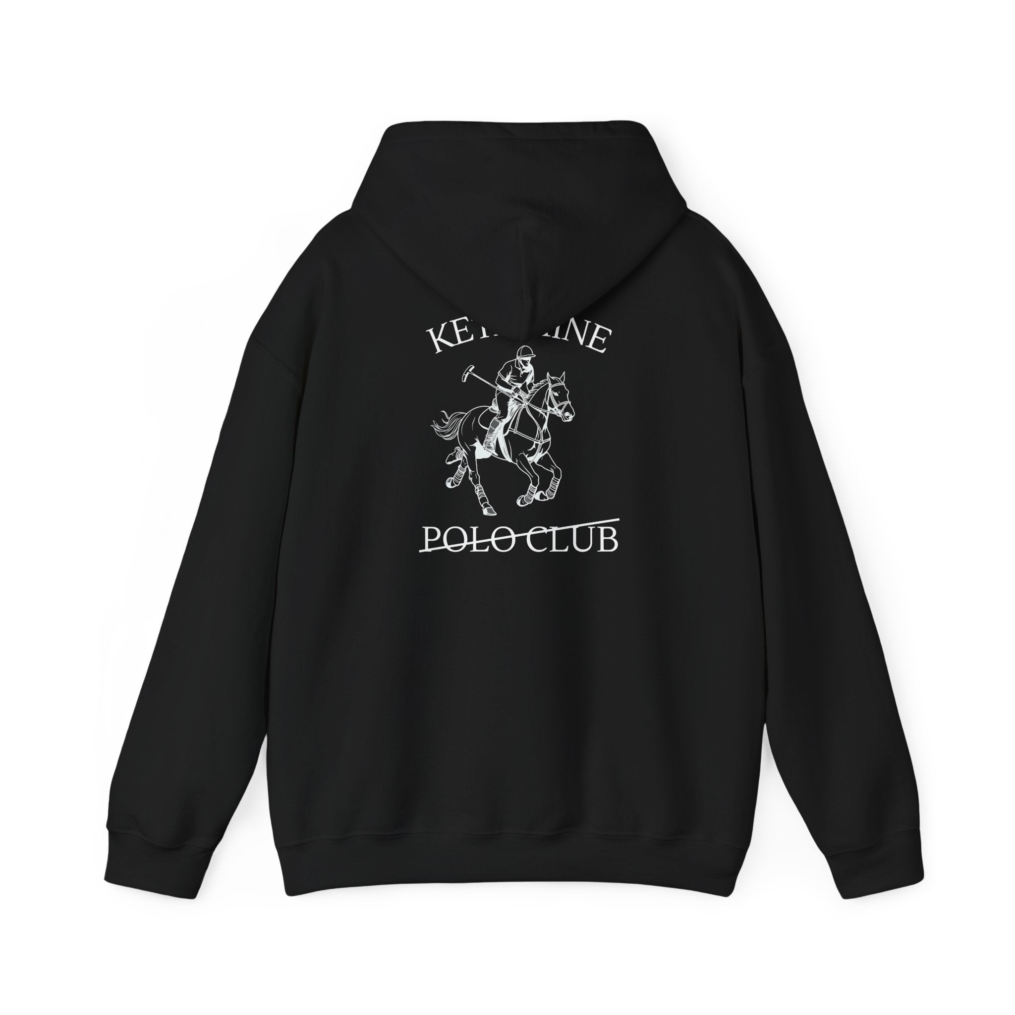 Ketamine Polo Club Hoodie | Dark Skull Rider Graphic